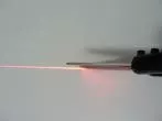 Schneiderschere mit Laserschnittführung