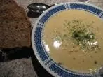 Feine Chicoree-Creme-Suppe