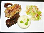 Putenrolle mit getrockneten Tomaten und Schafskäse