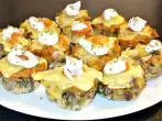 Resteessen aus der Muffinform
