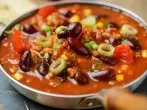 Chili sin carne - veganes schnelles und einfaches Chili