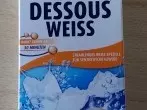 Dessous Weiß entfernt Grauschleier