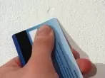 Spachteln mit der Scheckkarte