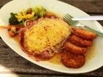 Putenschnitzel mit K&auml;se &uuml;berbacken