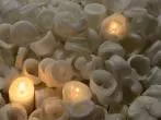 Reste von Kerzenwachs zum Anzünden verwenden