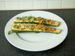 Gebackene Zucchini mit Kruste
