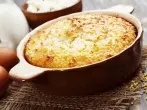 Auflauf mit Eiermilch binden