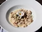 Sahneschnitzel mit Zwiebelsuppe