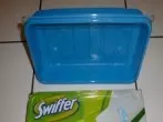 Leere Swiffer Boxen für Reinigungstücher weiterbenutzen