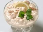 Flusskrebs- oder Krabbencocktail