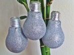 Sch&ouml;ne <strong>Deko</strong>: Glitzergl&uuml;hbirnen