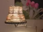 Lampenschirm mit Wollgarn umwickeln