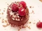 Schokoladen-Chia-Samen-Pudding- oder Eis - vegan