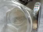 Hübsche silberne Schraubglasdeckel