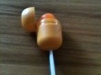 Angelutschten Lolli aufbewahren