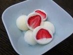 Geeiste <strong>Erdbeeren</strong> in Joghurt