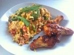 Leckerer Couscous Salat mit Rucola