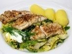 Fischfilet mit grünem Cidre-Gemüse