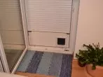 Katzenklappe der anderen Art, ohne die Türe zu beschädigen