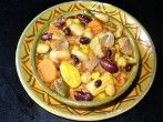 Schnelle "Dosenbohnensuppe" mit Fleisch