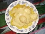 Senf-Meerrettichsoße mit Salzkartoffeln und <strong>Eiern</strong>