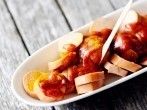 Currywurst (Oberl&auml;nder) ohne Fett anbraten