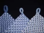 Webhäkeln - dreifarbige Topflappen