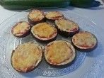 Kleine Auberginen-<strong>Pizzen</strong> ala Margherita