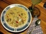 <strong>Bunte</strong> Brotsuppe mit Frischk&auml;se