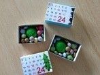 Streichhholzschachteln: Ein Mini-Adventskalender