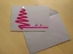 Weihnachtskarte mit Band und Banner