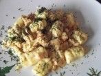 Selbst gemachte Gnocchi mit Krebsfleisch