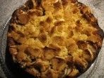 Eine schnelle Apfeltorte mit Butterstreuseln