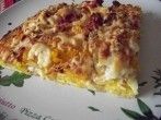 Kürbispizza mit Ziegenkäse und Parmesan