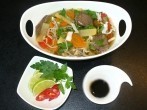 Asiatische Rindfleisch-Gemüsesuppe aus dem <strong>Schnellkochtopf</strong>