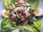 Spargelsalat mit Stremellachs-Topping