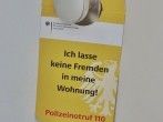 Falsche Polizisten an der Wohnungst&uuml;r