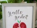 Apfeldruck: Deko- und Geschenkideen &ndash; DIY