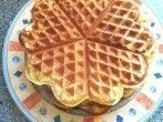 Zuckerfreie <strong>Waffeln</strong> mit Banane und Quark