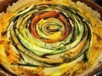 Gemüse-Spiral-Tarte <strong>vegetarisch</strong>