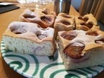 Obstkuchen mit Eiweiß-Resten herstellen