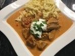 Paprika-Rahm-Gulasch