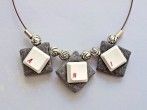 Statement-Kette mit Tastaturbuchstaben basteln