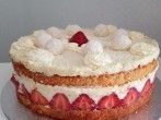 Raffaellotorte mit <strong>Erdbeeren</strong>