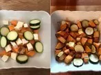 Süßkartoffel mit Hirtenkäse - Rezept aus nur drei Zutaten