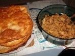 Pfannabäuscht mit <strong>Krautsalat</strong>