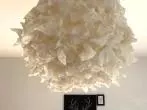 Ikea-Regolit-Lampenschirm mit Butterbrotpapier pimpen