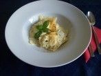 Camembert-Creme zu diversen Pasta-Sorten