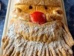 Weihnachtsmann oder Nikolaus aus Hefeteig backen