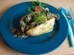 Ofenkartoffel mit Pilzragout